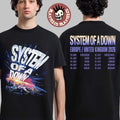 System Of A Down EU And UK Tour 2026 Merch Official Art With Dates Two Sided T-Shirt
