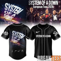 System of a Down “Europe-UK Stadium Tour 2026” Signature Baseball Jersey
