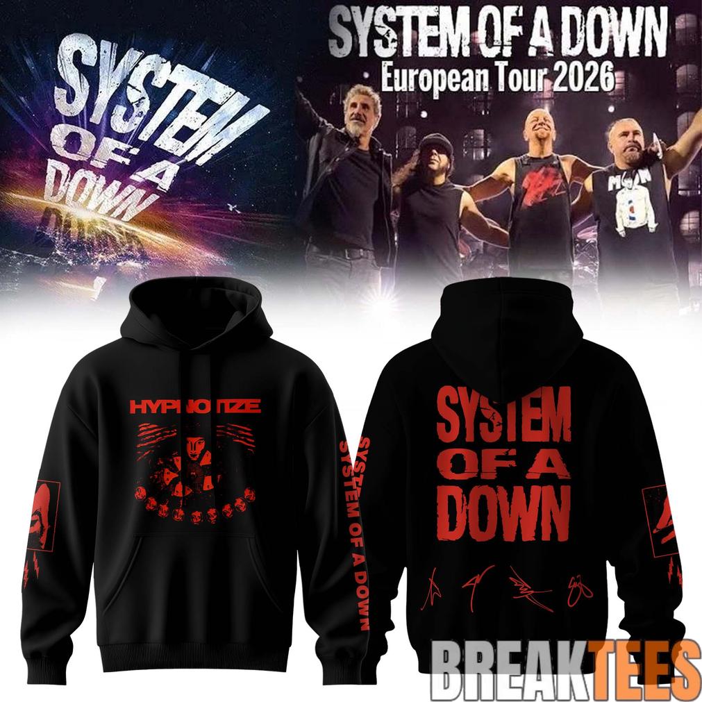 System of a Down “Europe-UK Stadium Tour 2026” Signature Hoodie