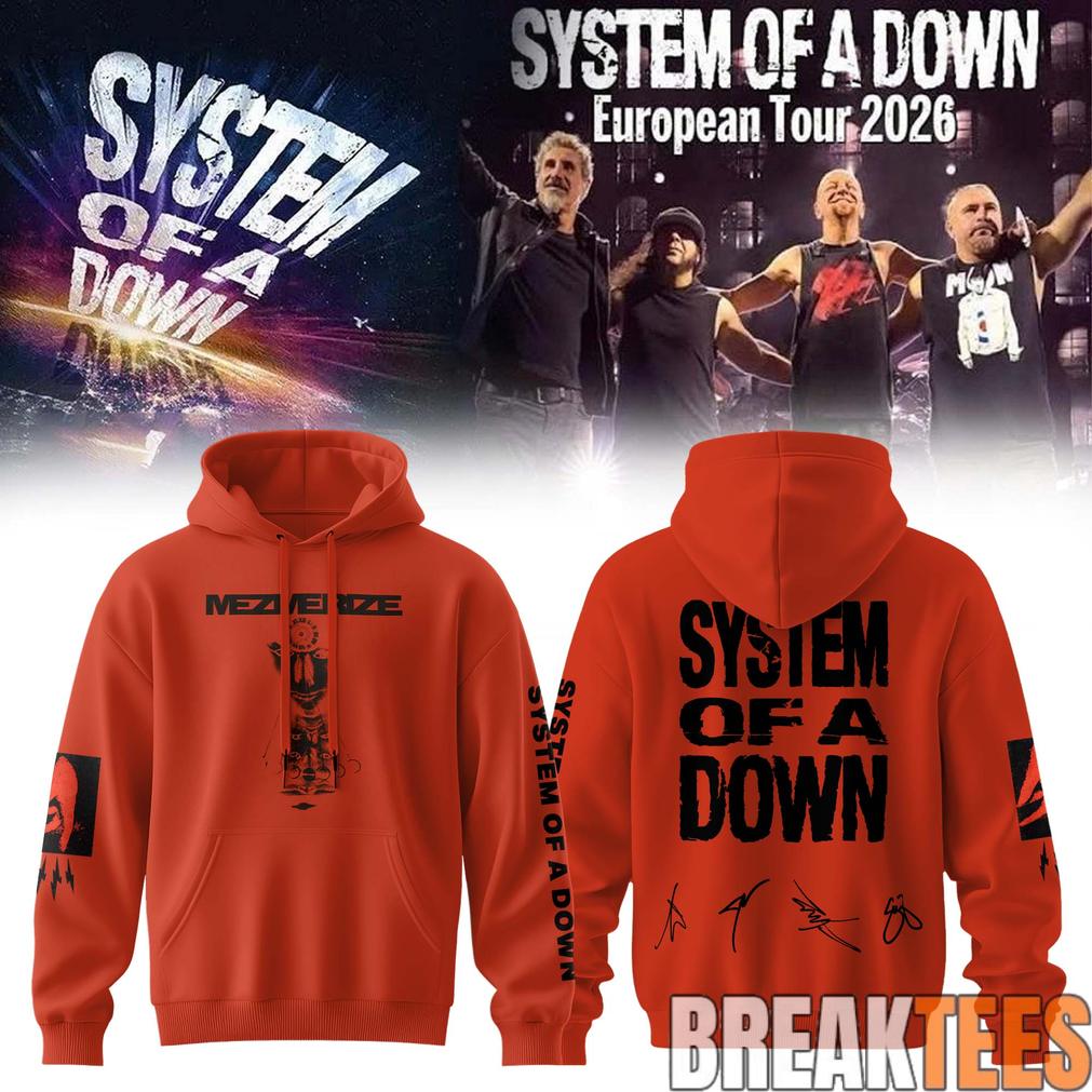 System of a Down “Europe-UK Stadium Tour 2026” Signature Hoodie