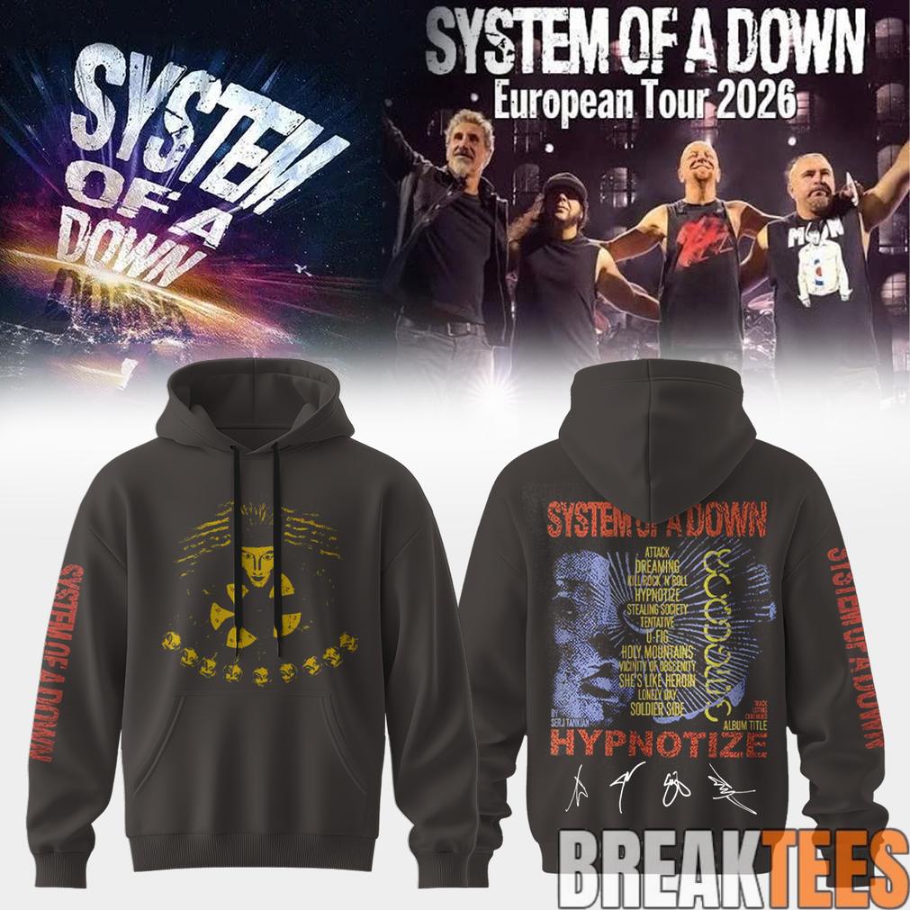 System of a Down “Europe-UK Stadium Tour 2026” Signature Hoodie