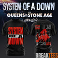 System of a Down UK EU Tour 2026 Black Collection T-Shirt