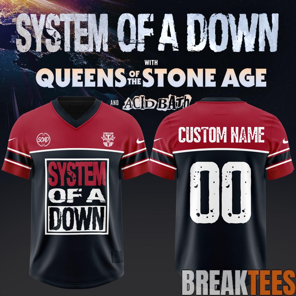 System of a Down UK EU Tour 2026 Custom Edition Jersey