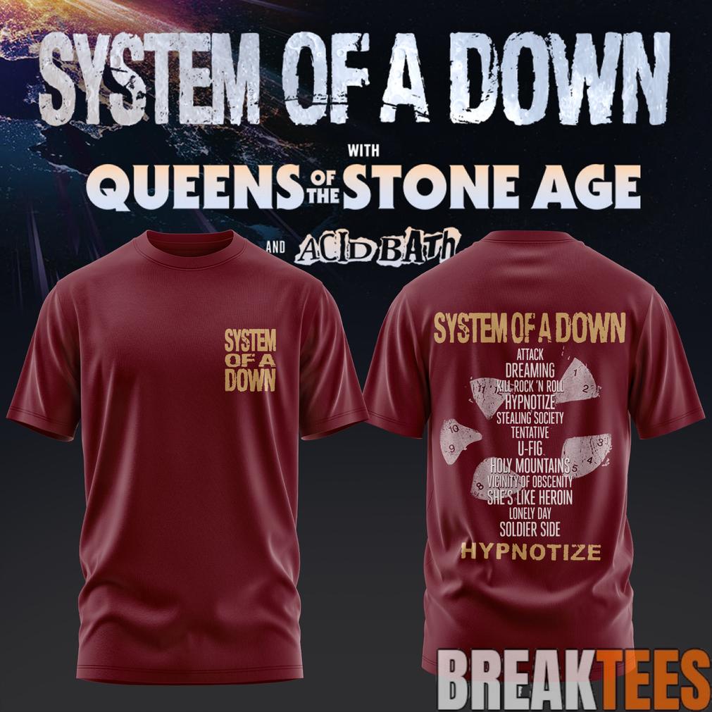 System of a Down UK EU Tour 2026 Special Collection Shirt