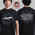 The Cure Festival Summer 2026 Merch Cracked Logo With Dateback T-Shirt