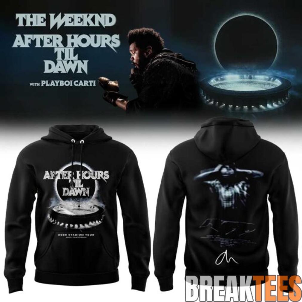 The Weeknd After Hours Til Dawn 2026 Stadium Tour Signature Limited Hoodie