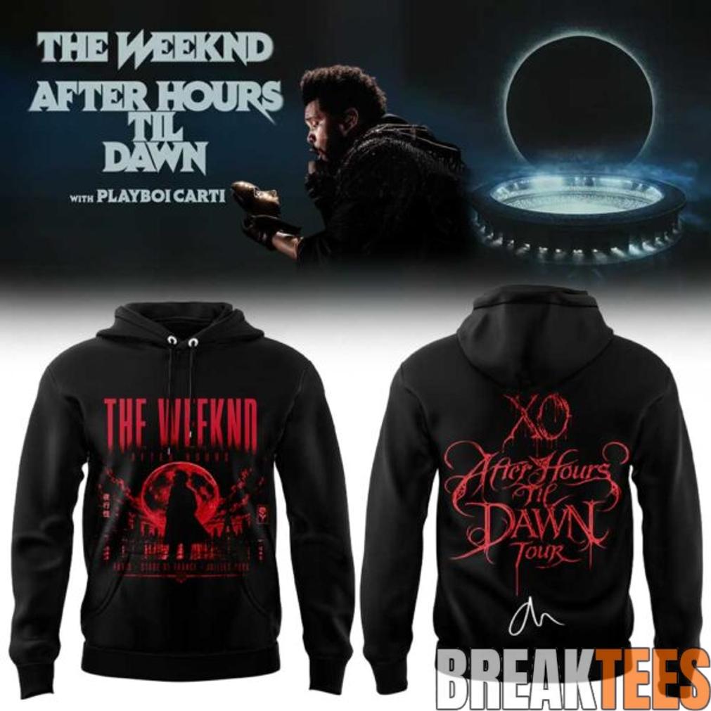 The Weeknd After Hours Til Dawn 2026 Stadium Tour Signature Limited Hoodie