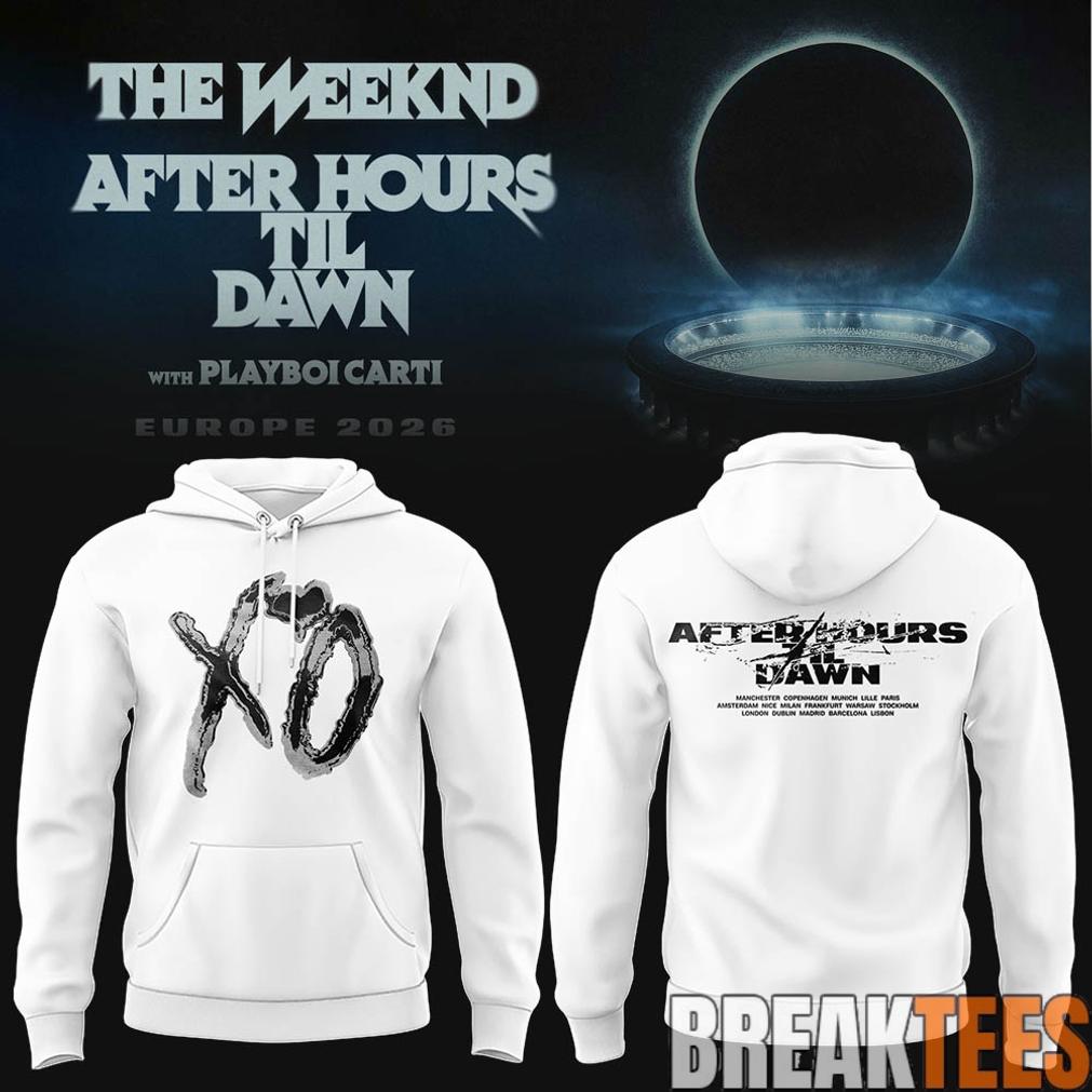 The Weeknd After Hours Til Dawn Tour Hoodie