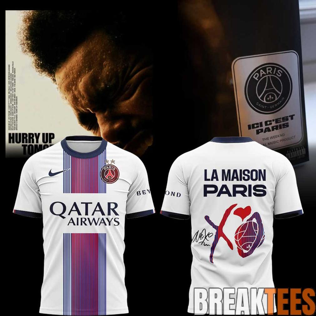 The Weeknd La Maison Paris PSG x XO Special Jersey
