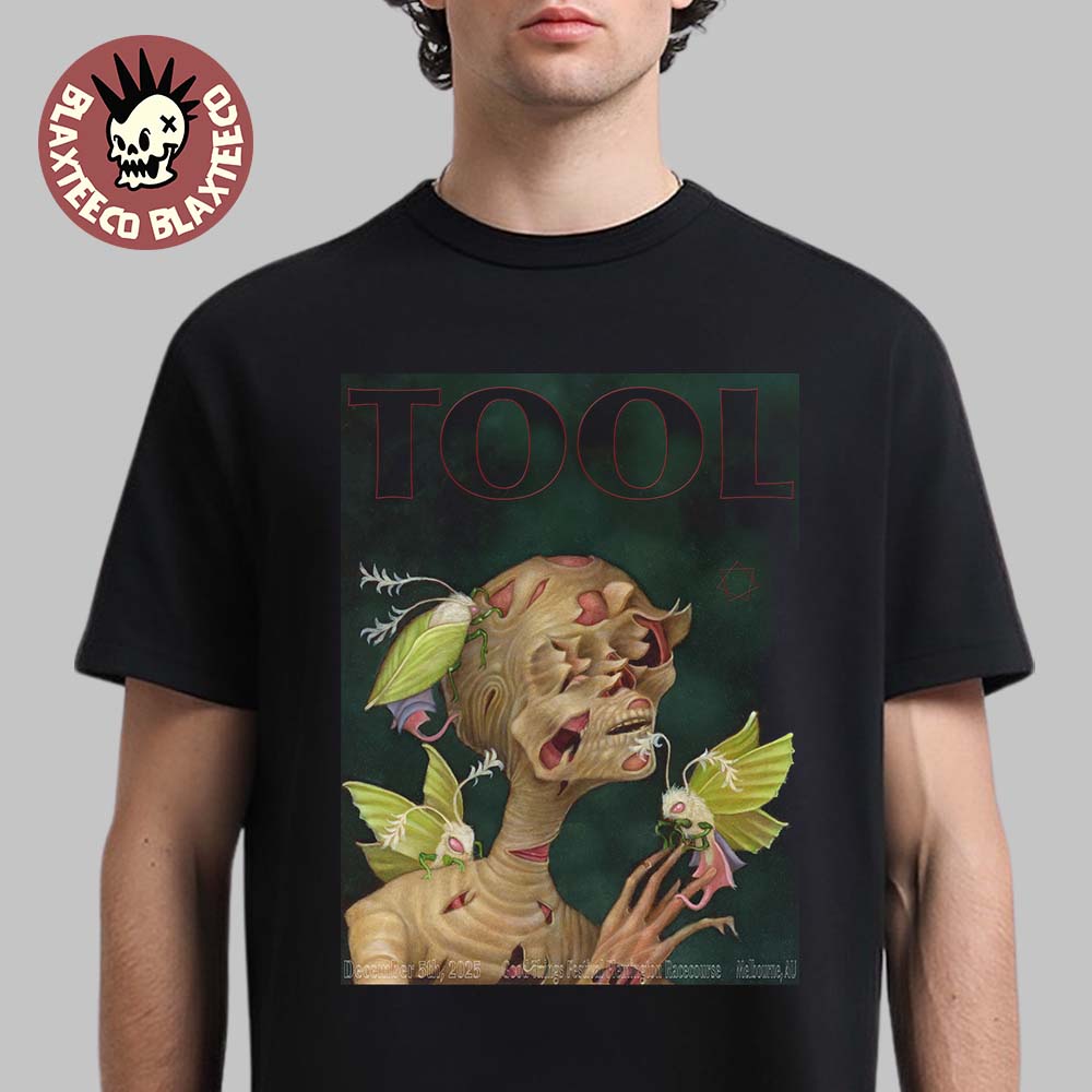 Tool Melbourne Australia 2025 Event Poster At Good Things Festival Flemington Racecourse On December 5 2025 T-Shirt