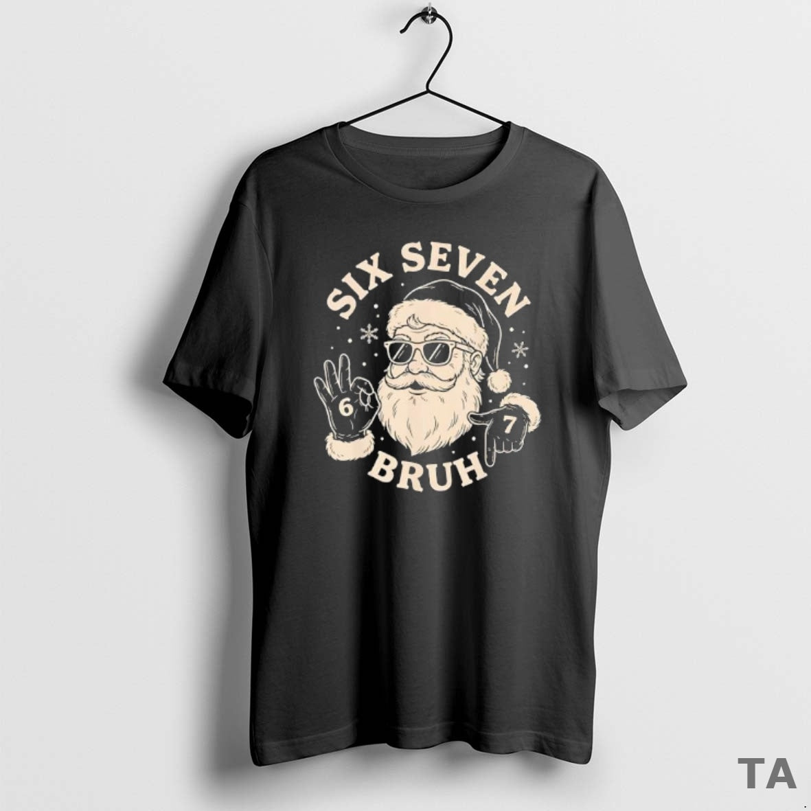 Top 67 Six Seven Bruh Christmas Santa Claus 6 7 Meme T Shirt Sweater