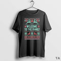 Top Brett Eldredge Wearing Welcome To The Family Christmas Ugly T Shirt Sweater