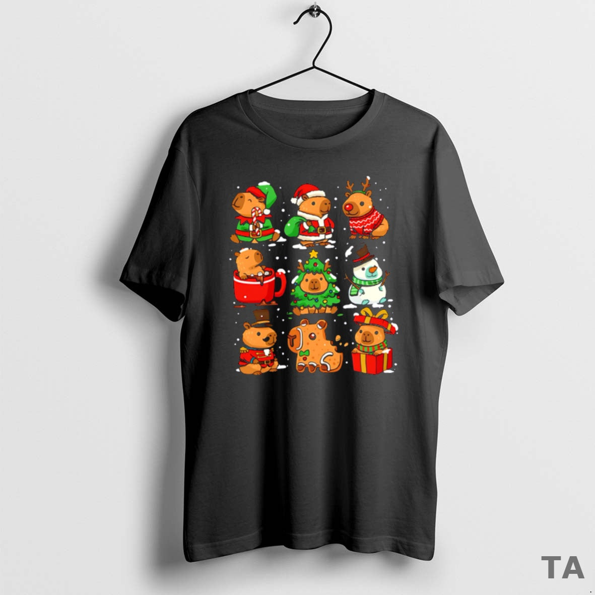 Top Christmas Capybaras 2025 Cute Style T Shirt Sweater