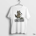 Top Christmas Raccoon Holiday Certified Sparkle Bandit T Shirt Sweater