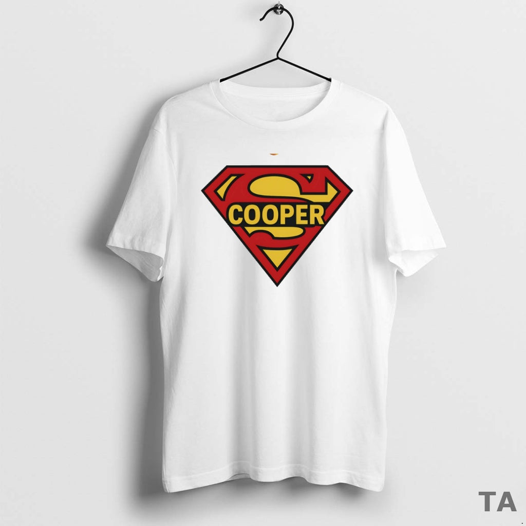 Top Cooper X Superman Logo Circle T Shirt Sweater