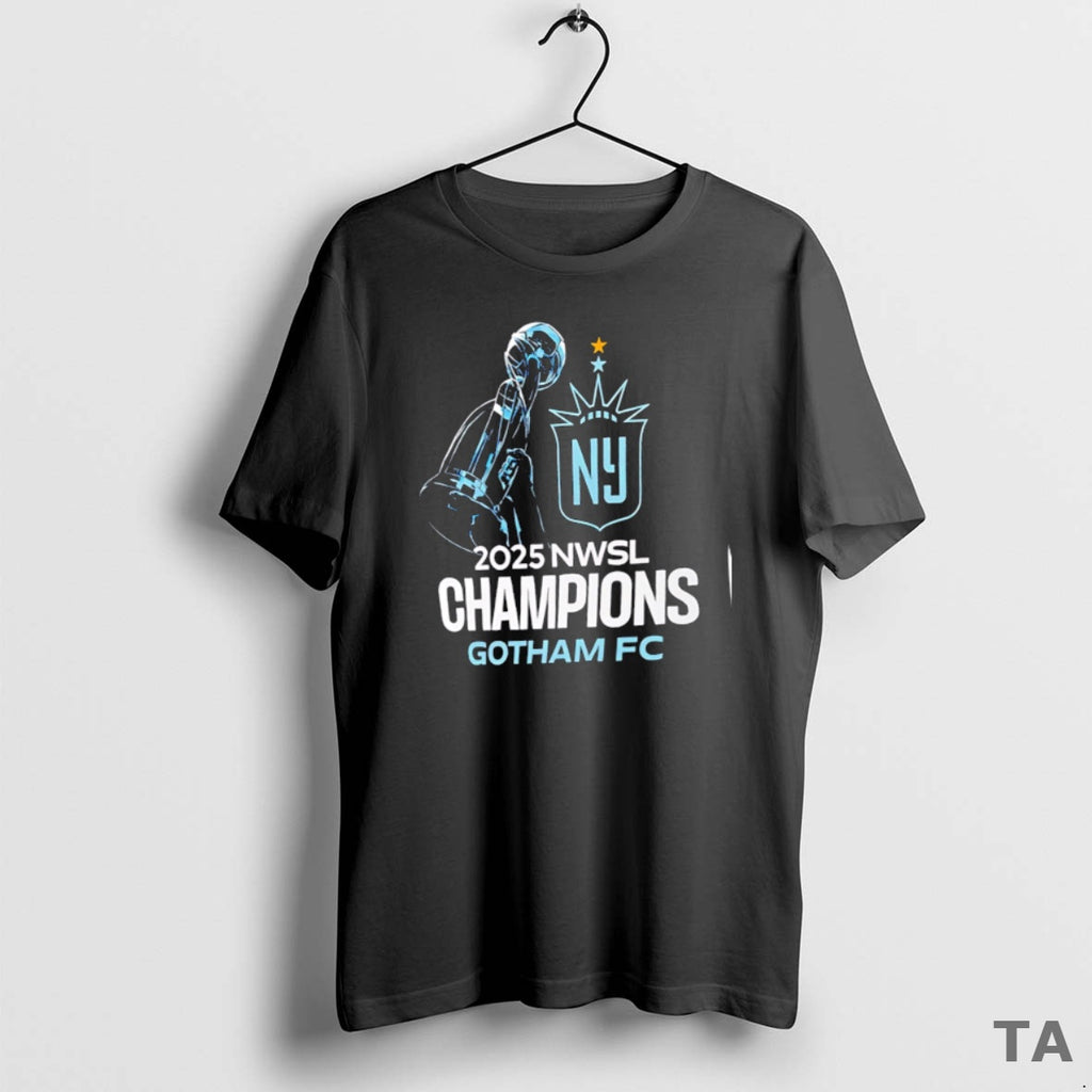 Top Cup Gotham Fc 2025 Nwsl Champions T Shirt Sweater