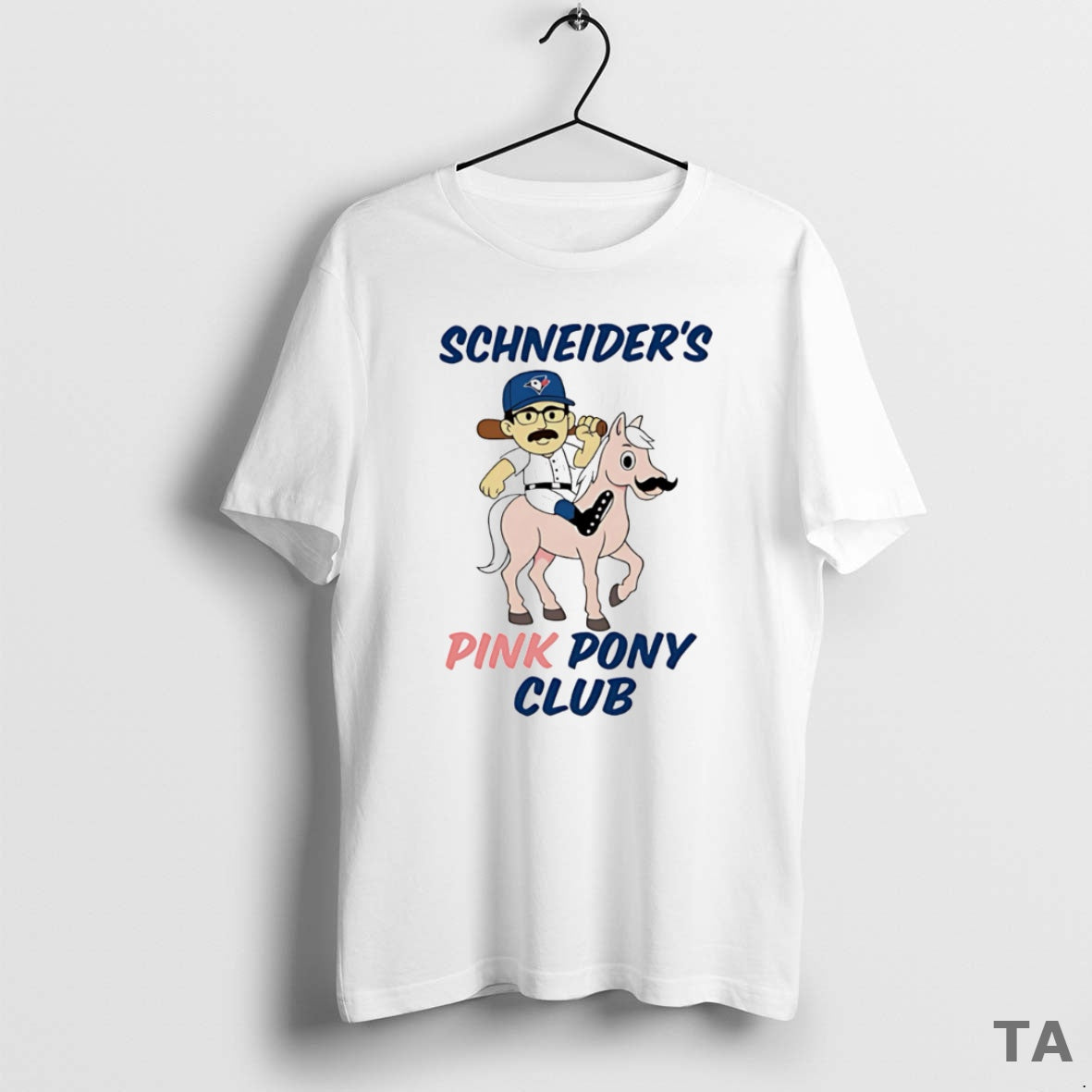 Top Davis Schneider Toronto Blue Jays Schneiders Pink Pony Club T Shirt Sweater