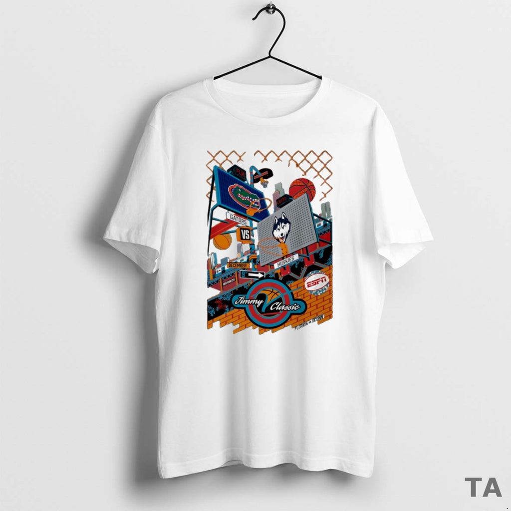 Top Florida Gator Vs Uconn Huskies Jimmy Classic Circle T Shirt Sweater