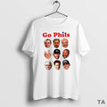 Top Go Phils And Phillips Big Heads Coach History T Shirt Sweater