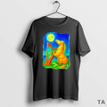 Top Horse Lovers Musical Moon Harp Art T Shirt Sweater