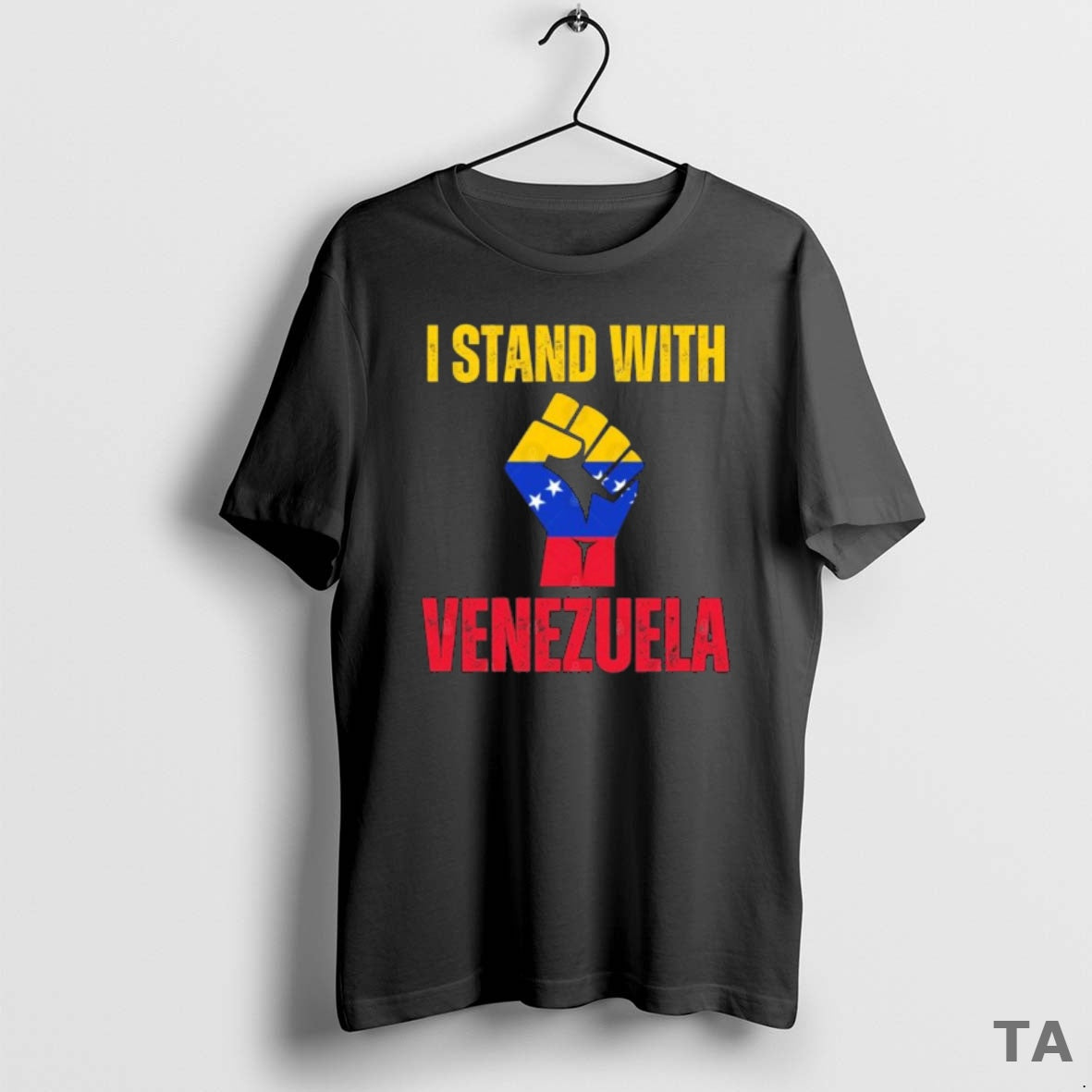 Top I Stand With Venezuela Freedom Flag T Shirt Sweater