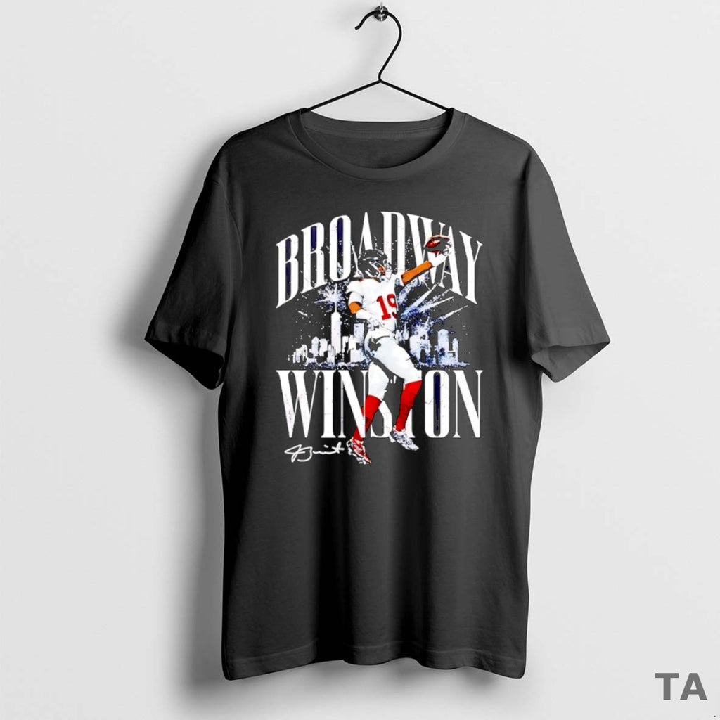 Top Jameis Winston New York Giants Broadway Winston City Skyline T Shirt Sweater