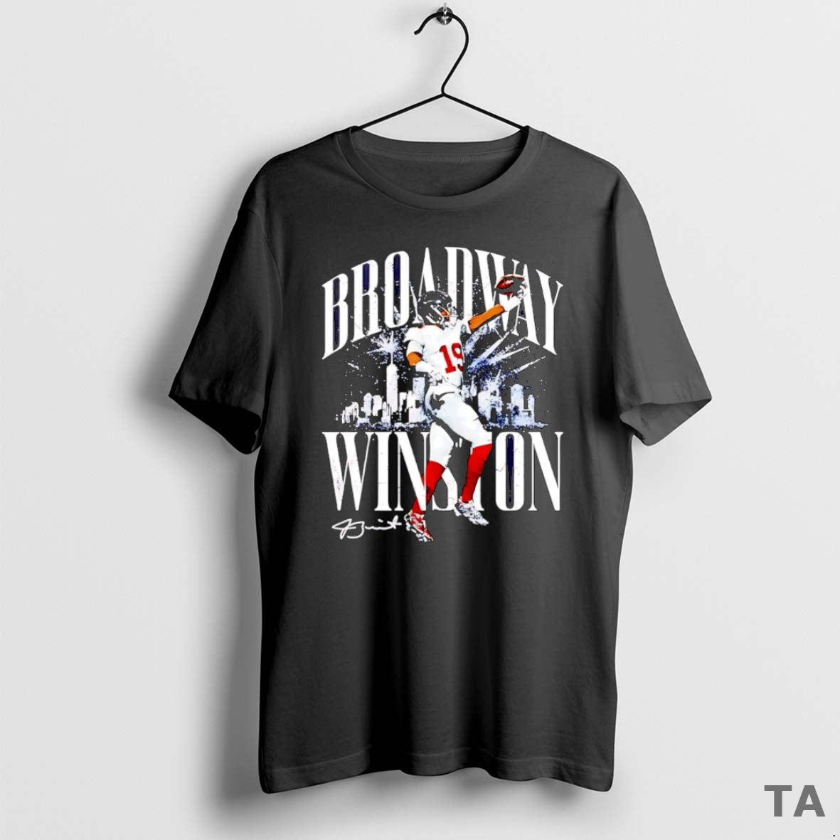 Top Jameis Winston New York Giants Broadway Winston City Skyline T Shirt Sweater