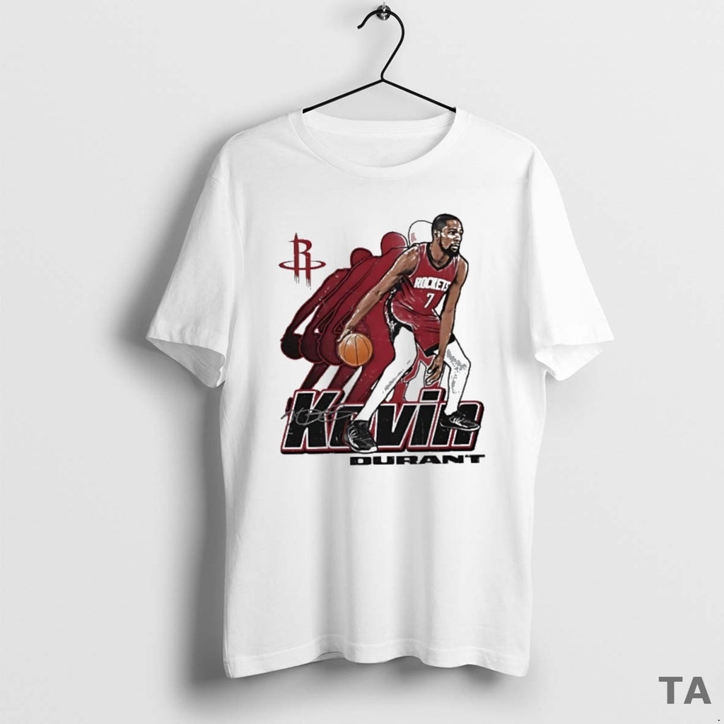 Top Kevin Durant Houston Rockets Signature 7 Retro Vibe Graphic T Shirt Sweater