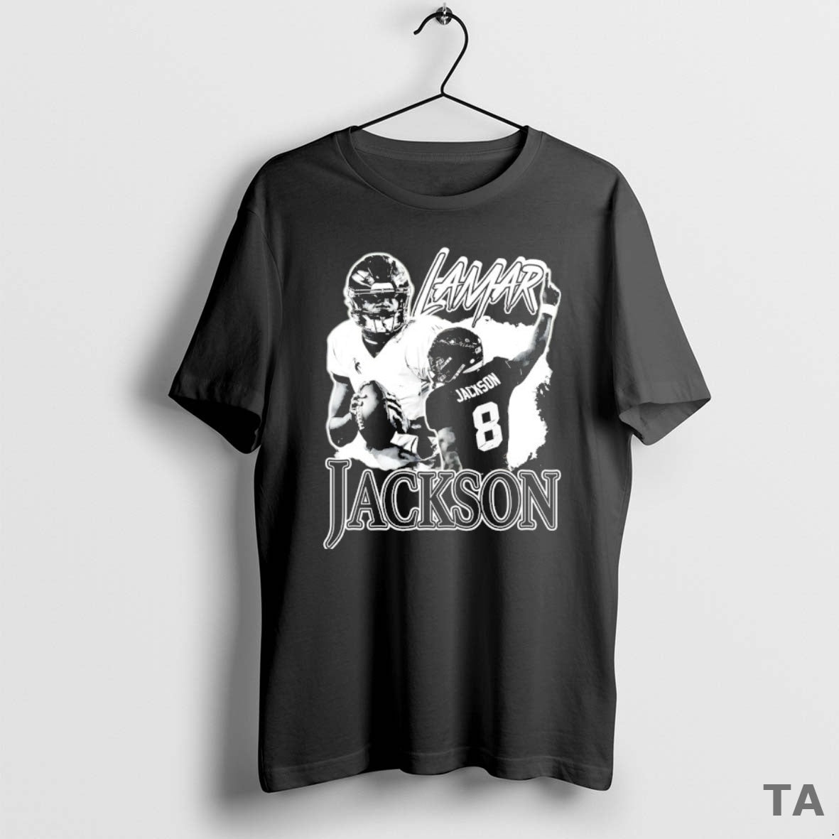Top Lamar Jackson Baltimore Ravens Quarterback Graphic T Shirt Sweater