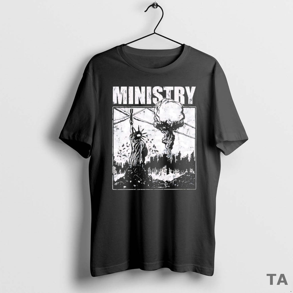Top Ministry Statue Of Misery T Shirt Sweater