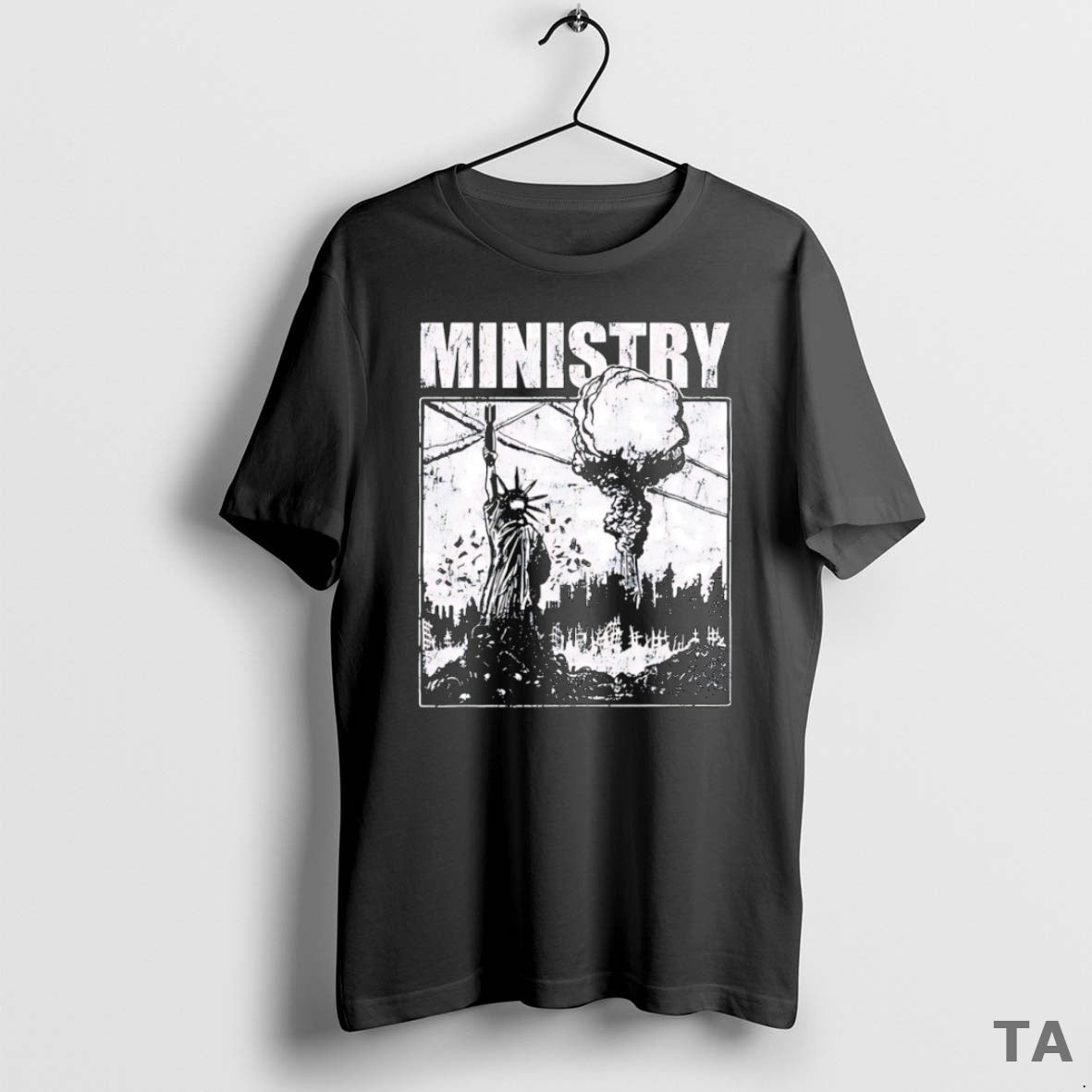 Top Ministry Statue Of Misery T Shirt Sweater