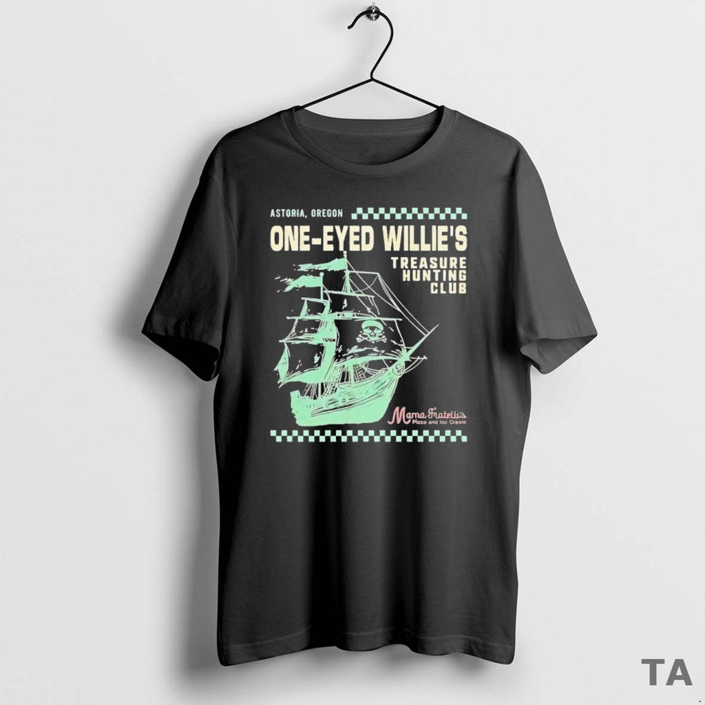 Top One Eyed Willies Treasure Hunting Club T Shirt Sweater