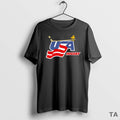 Top Peanuts Woodstock Usa Hockey T Shirt Sweater