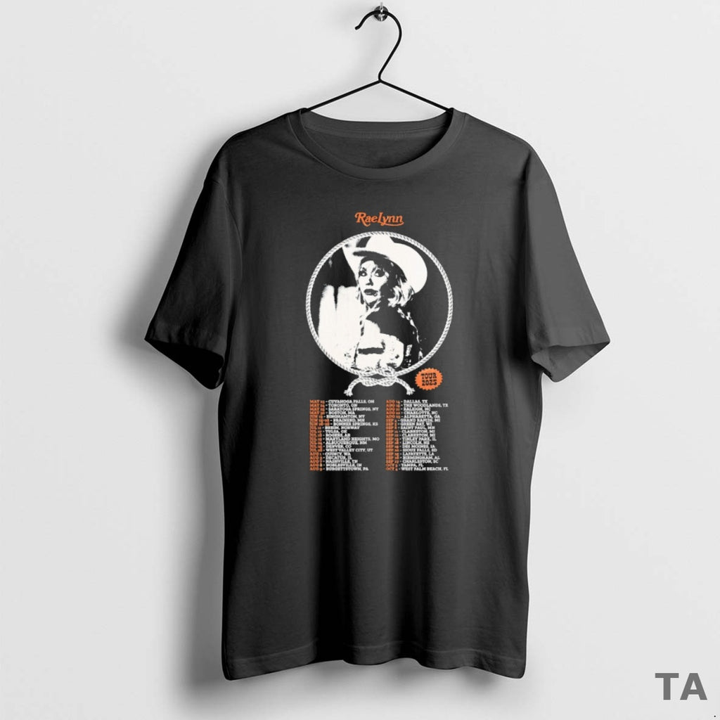 Top Raelynn American Tour 2025 Rope Shadow T Shirt Sweater