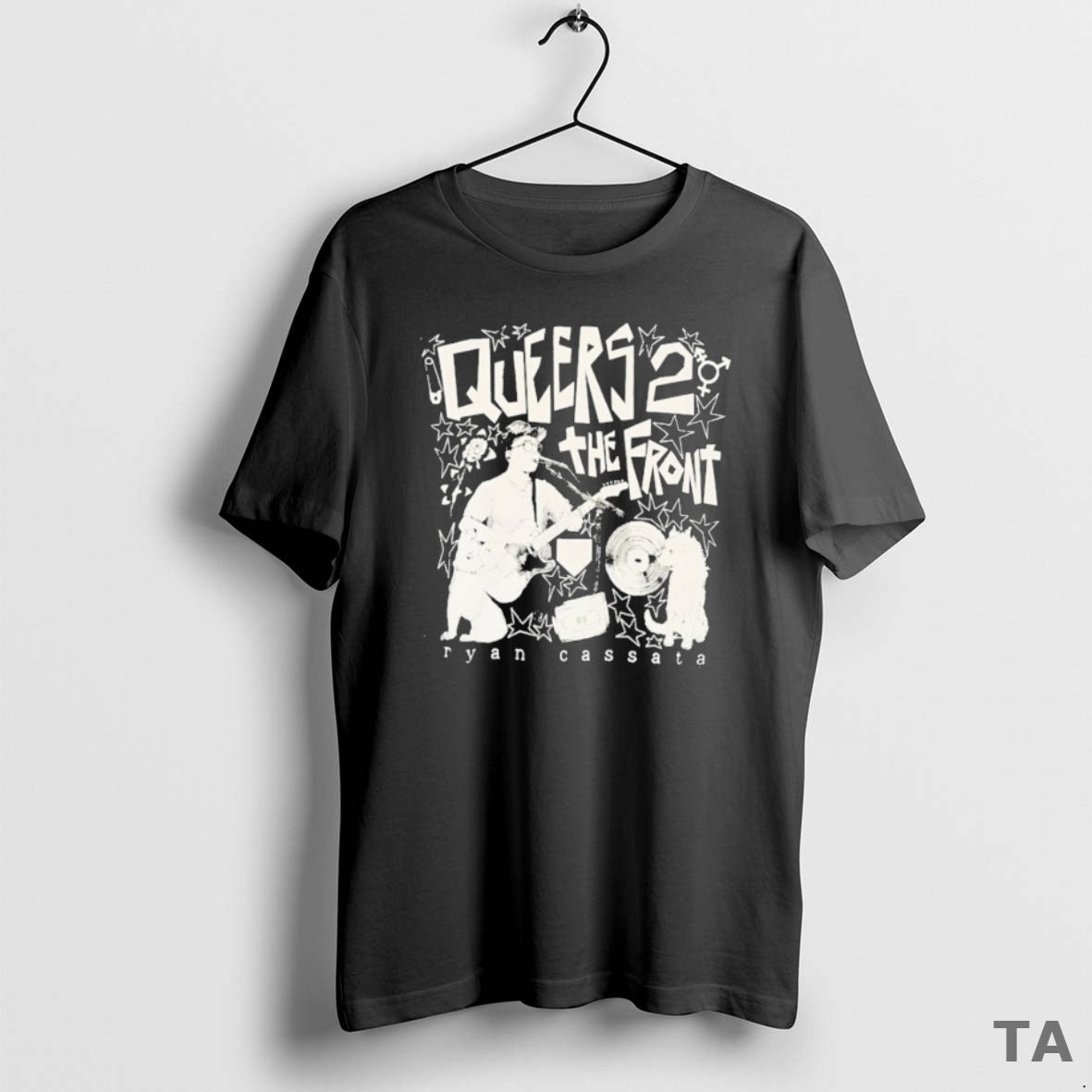 Top Ryan Cassata Queers To The Front T Shirt Sweater