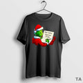 Top Santa Grinch Write Dear Santa Imprison Trump Xmas T Shirt Sweater