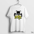 Top Scowl Scary Cat Circle T Shirt Sweater
