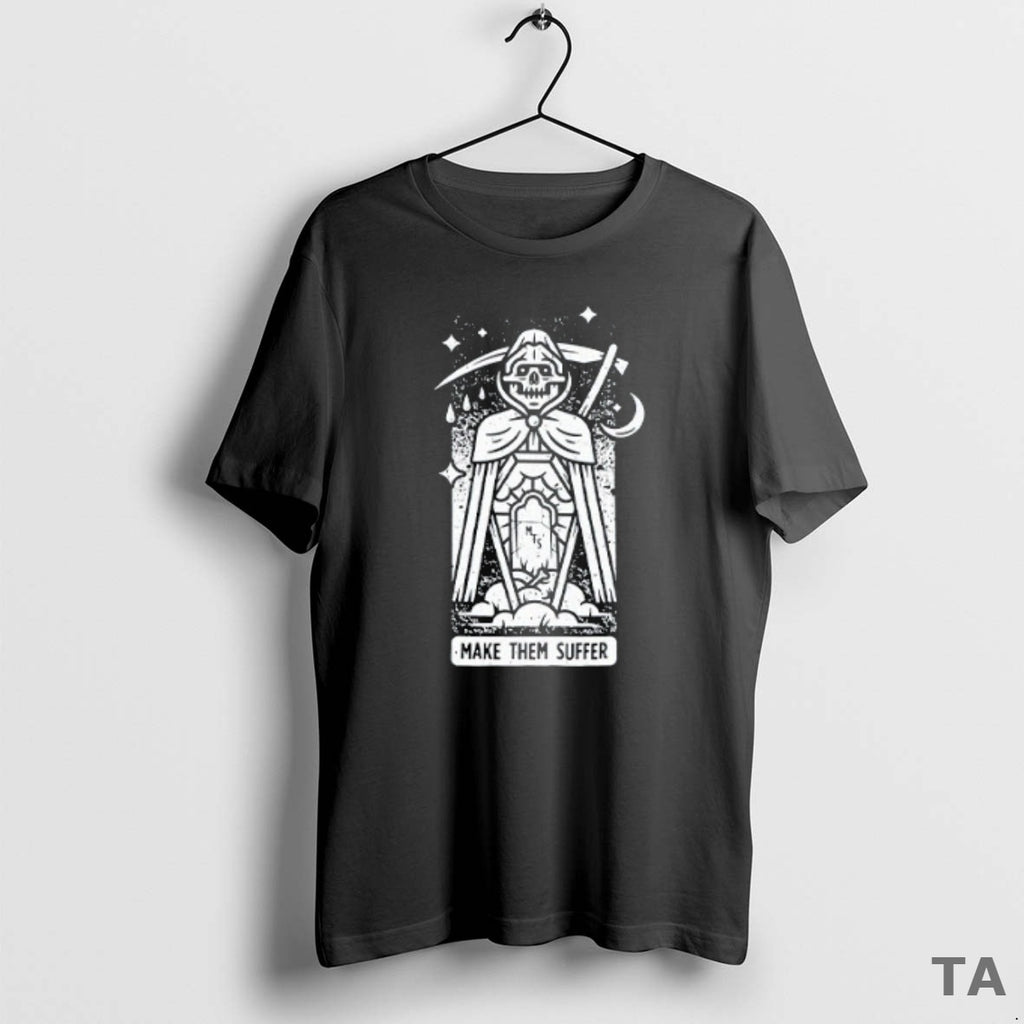 Top Set It Off Make Them Suffer Coffin Grim Reaper T Shirt Sweater