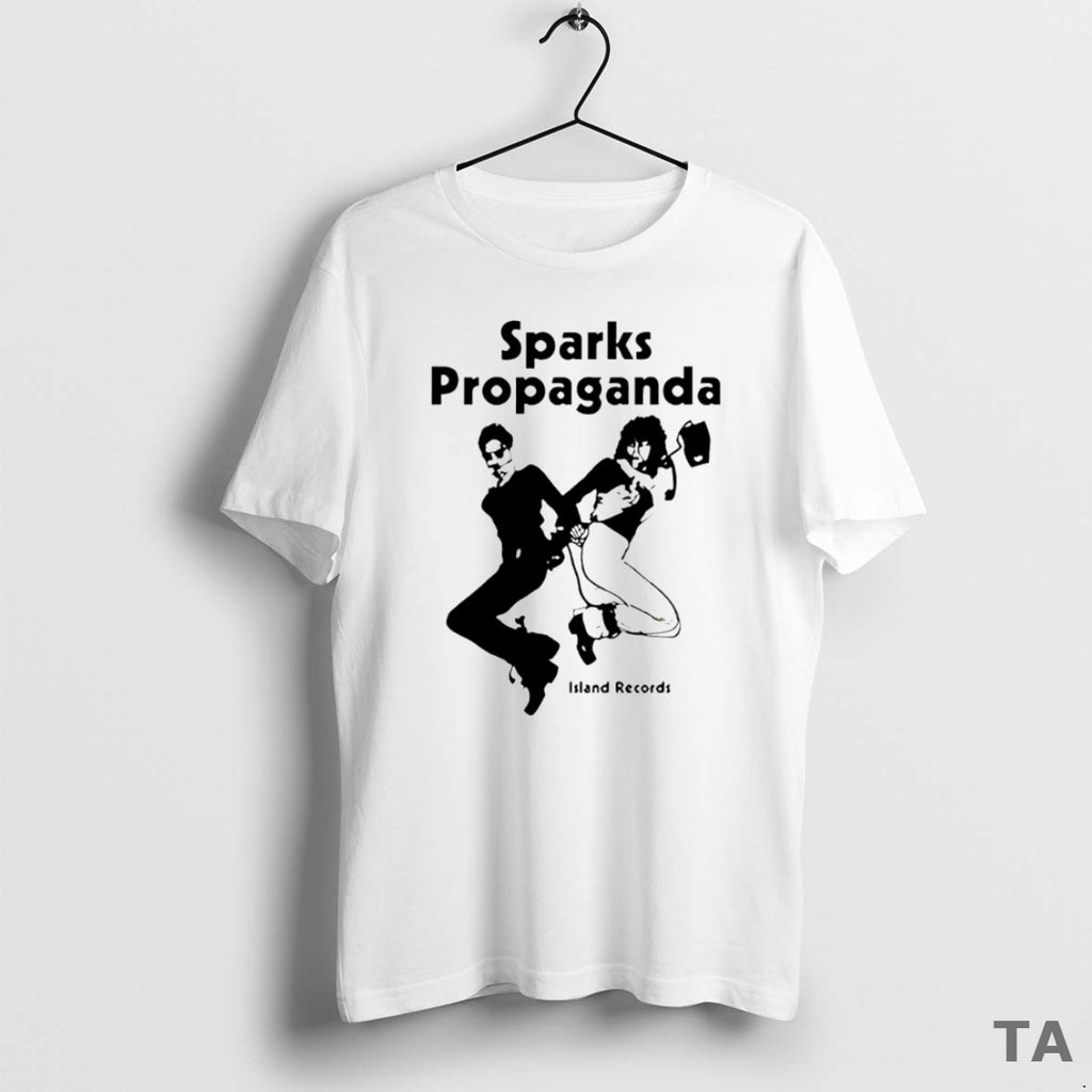 Top Sparks Propaganda Island Records T Shirt Sweater