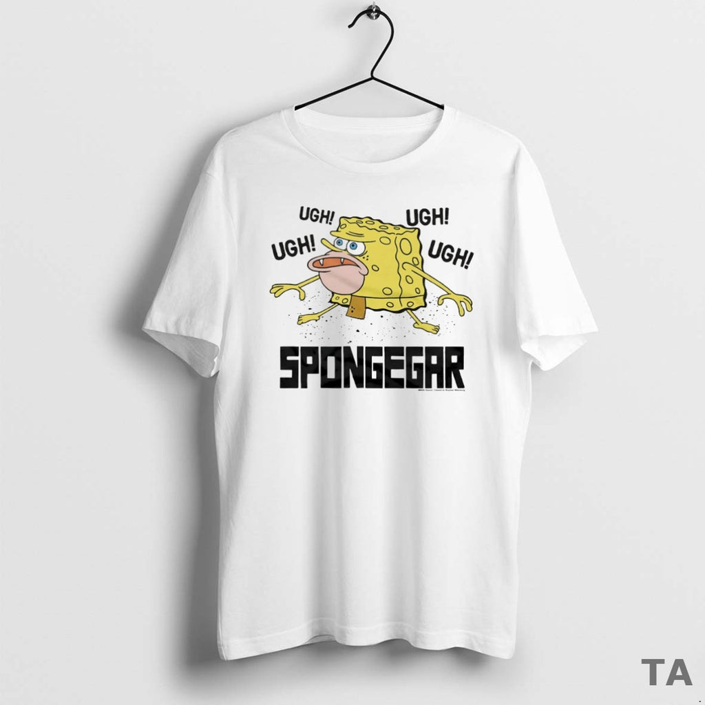 Top Sponge Squarepants Spongegar Ugh Ugh Circle T Shirt Sweater