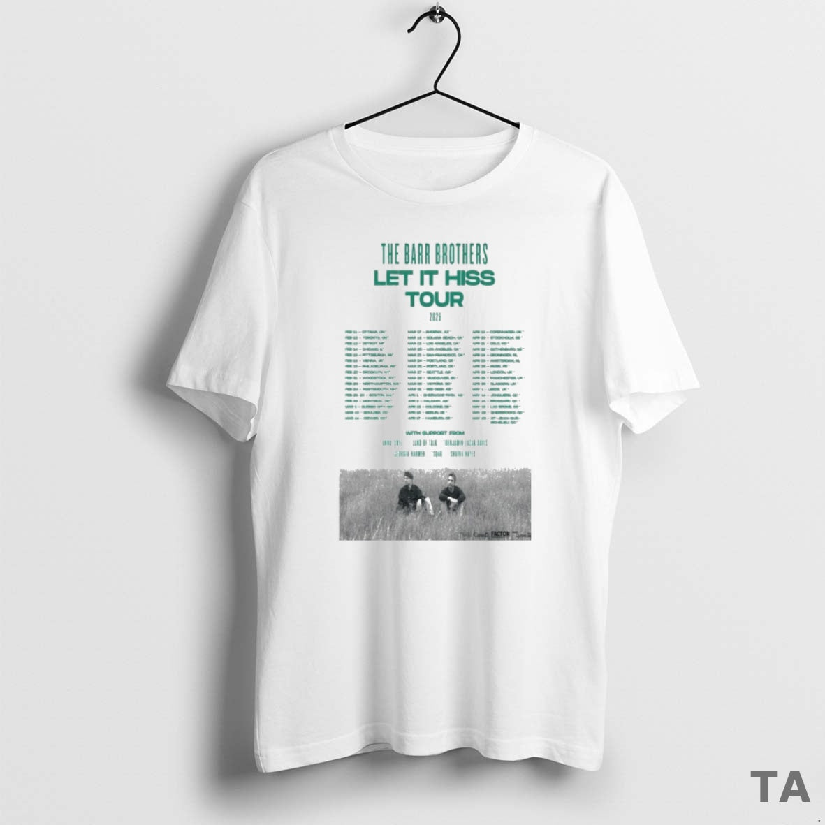 Top The Barr Brothers Let It Hiss Tour 2026 Dates T Shirt Sweater