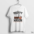 Top The Mighty Wagon Anaheim Ducks Circle T Shirt Sweater