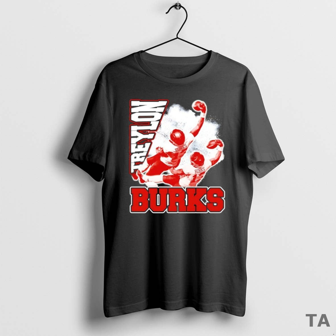 Top Treylon Burks Arkansas Razorbacks Wide Receiver Graphic T Shirt Sweater