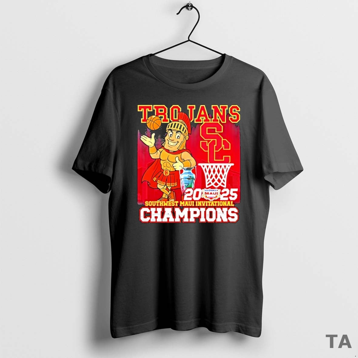 Top Usc Trojans Southwest Maui Invitational Champions 2025 Graphic T Shirt Sweater