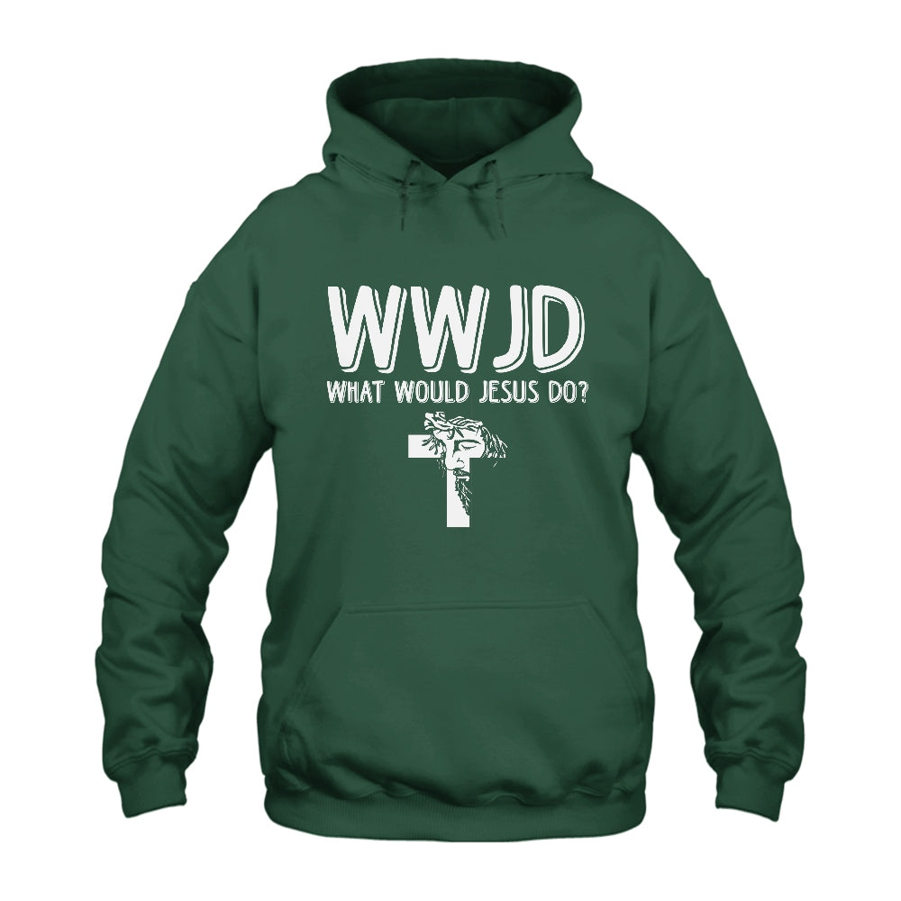 WWJD What Would Jesus Do Hoodie