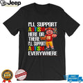 Washington Commanders Major Tuddy Autism Awareness Support T Shirt