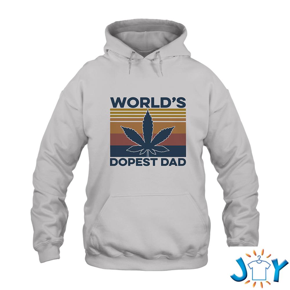 Weed Worlds Dopest Dad Shirt
