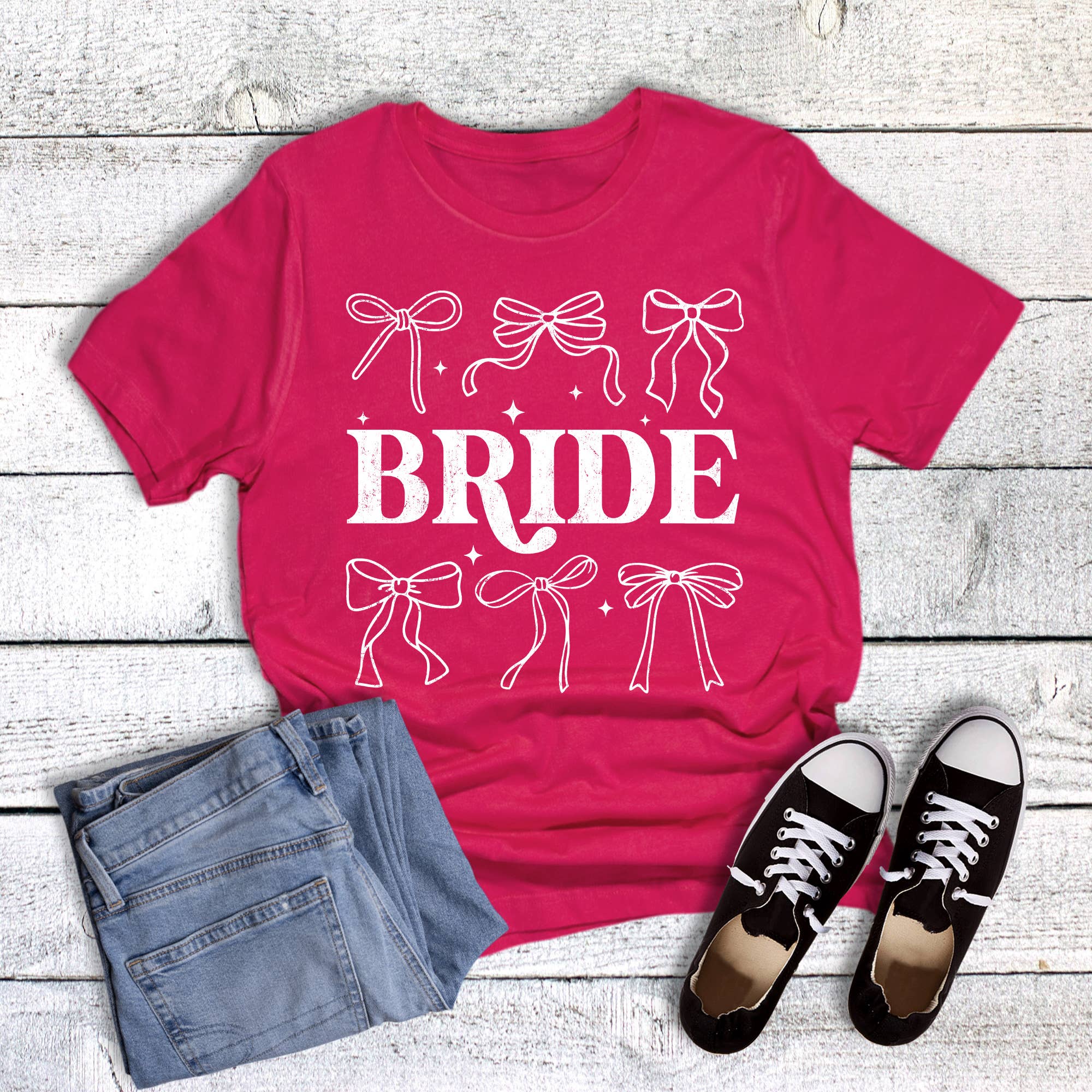 Coquette Bow Bride Graphic Tee