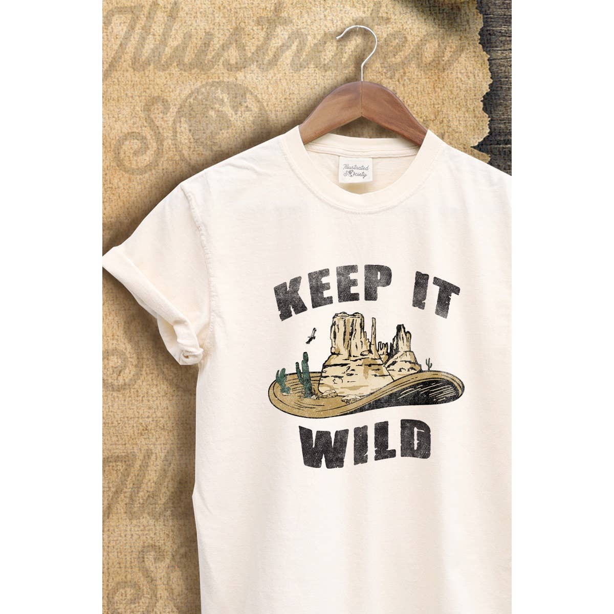 Keep It Wild  Vintage Graphic  Tee