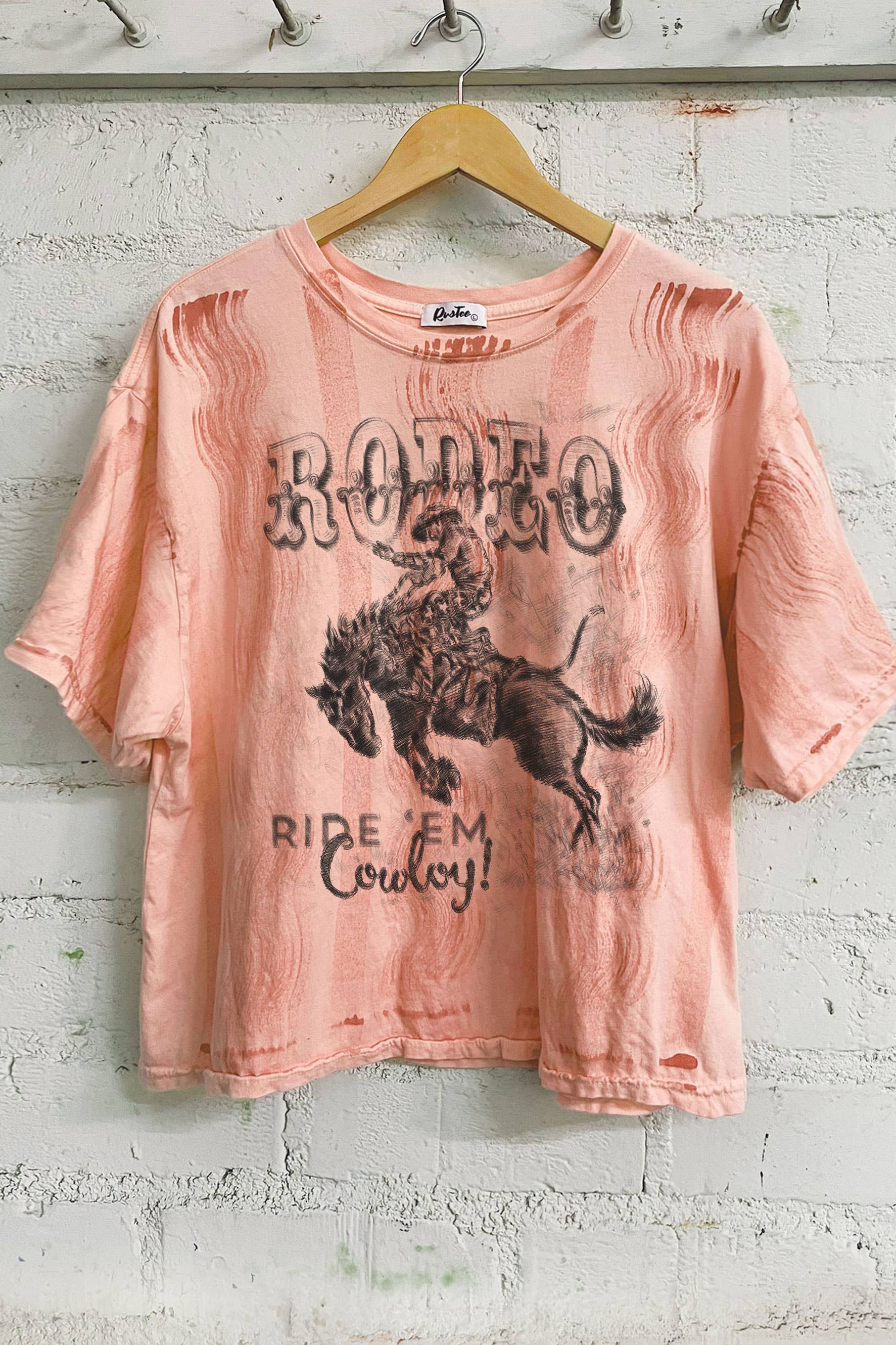 Rodeo Ride Em' Cowboy-Hand Drawn Graphic Tshirts